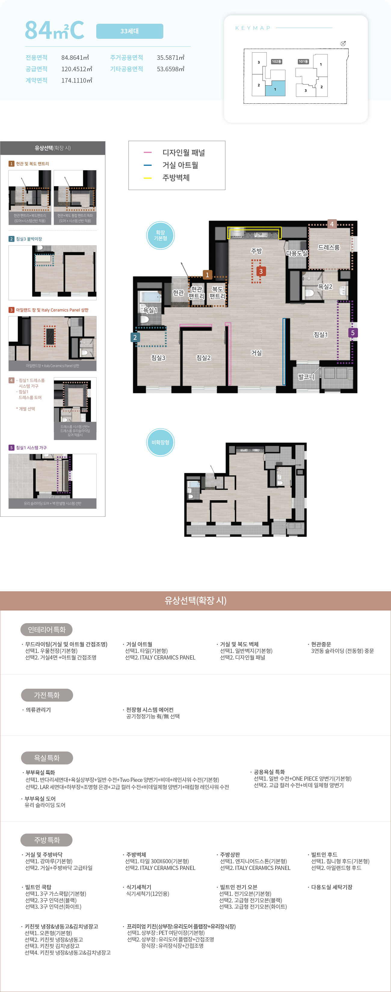 84C 타입 평면도